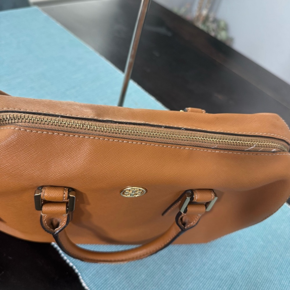 Tory Burch Tan Leather Satchel - Picture 4 of 11